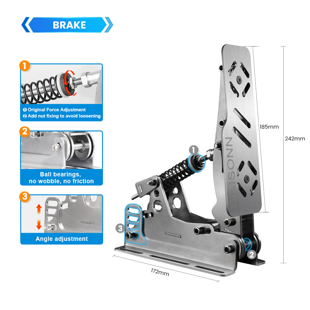 Simsonn Racing Simulator Pro Pedal Manual and Automatic Gears