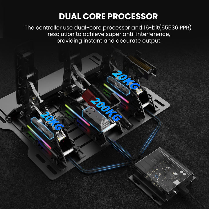 Simsonn Racing Simulator Professional Pedal Pro X-P3