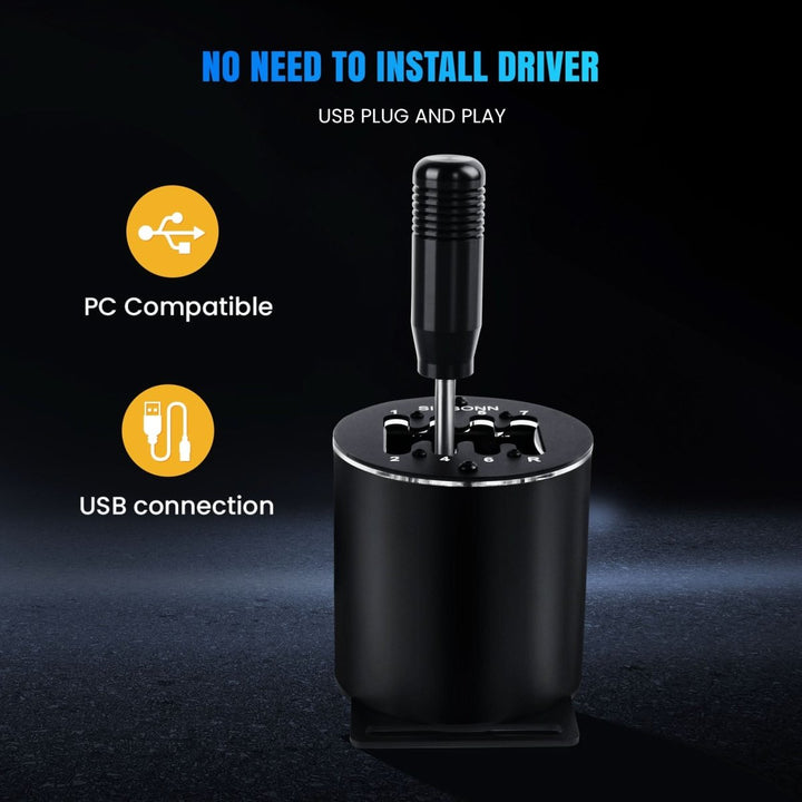 SIMSONN PC USB 7+R H Simulator Gear Shifter