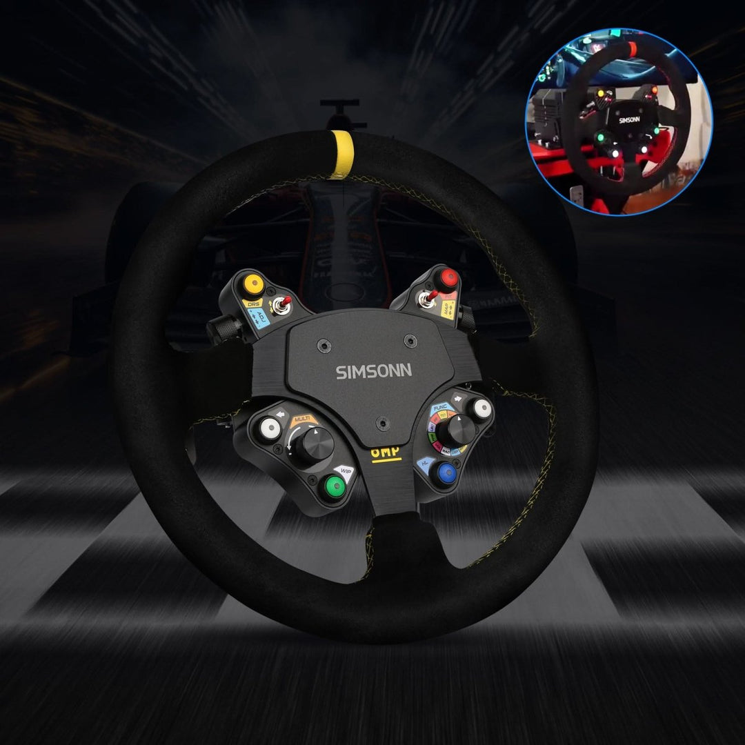 Simsonn Racing Simulator CNC Aluminum Hub Steering Wheel