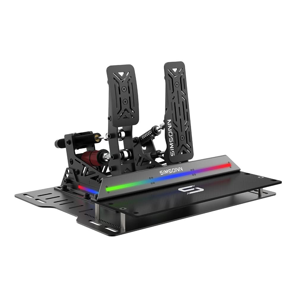 Simsonn Racing Simulator Pedal Pro X with Carbon Fiber Heel Plate